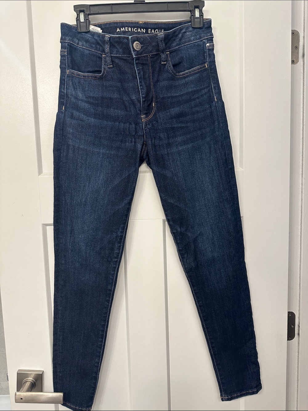 American Eagle Hi-Rise Jegging Skinny Jeans Blue Size 6